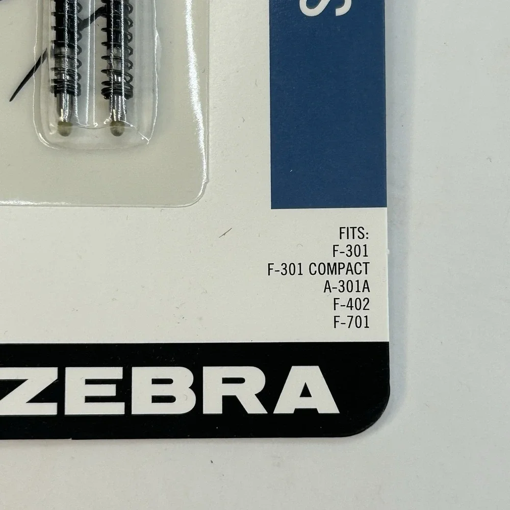 5 Packs of 2 F-Refill for Zebra F-301 F301 F-402 F-701 Pen Black Ink 85512